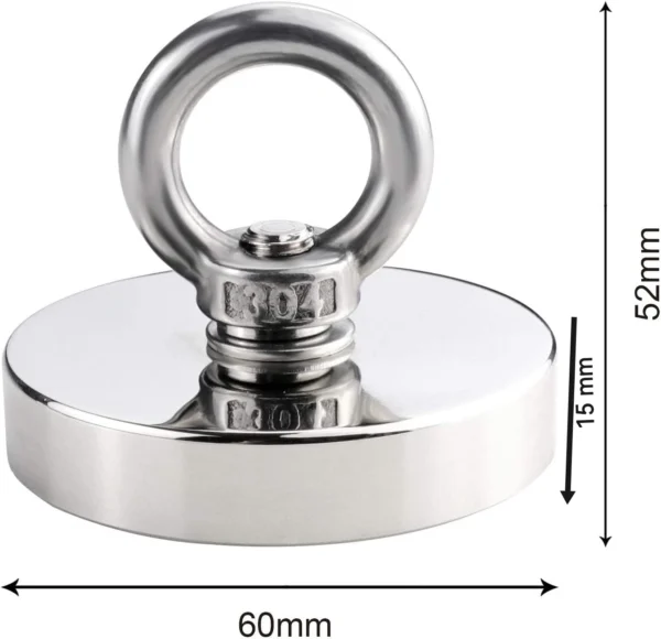 magnet hook 60mm n52 بيت المغناطيس