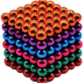 لعبة الكرات المغناطيسية لتنمية المهارات 216 مغناطيس بلية ملونة من بيت المغناطيس